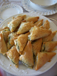 Spanakopita Phillo Pastry with spinach Filling
